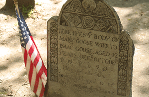 Mary Goose Headstone