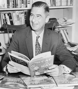 Photograph of Ted Geisel (a.k.a. Dr. Seuss) Photograph of Ted Geisel (a.k.a. Dr. Seuss)
